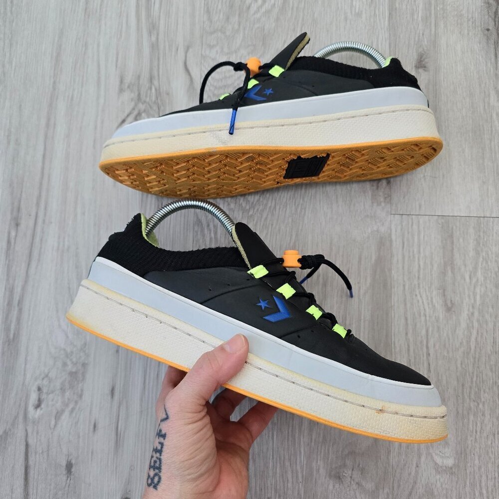 Converse | Pro Leather 80 OX black sporty low-top sneakers | WMS 8.5